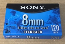 Sony 120 min 8mm Brilliant Color And Sound Standard Video Cassette NEW SEALED
