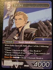 Seifer 27-083 Rare Journey Of Discovery Final Fantasy TCG