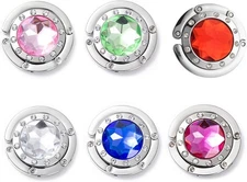 6 PCS Handbag Hooks for TablesPortable Hookfor Purse Bag Hanger Portable Hand...