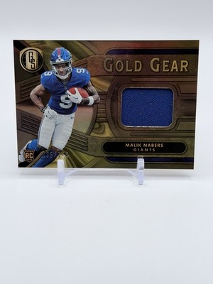 2024 Panini Gold Standard - Gold Gear Malik Nabers #GG-MNS /299 (MEM, RC)