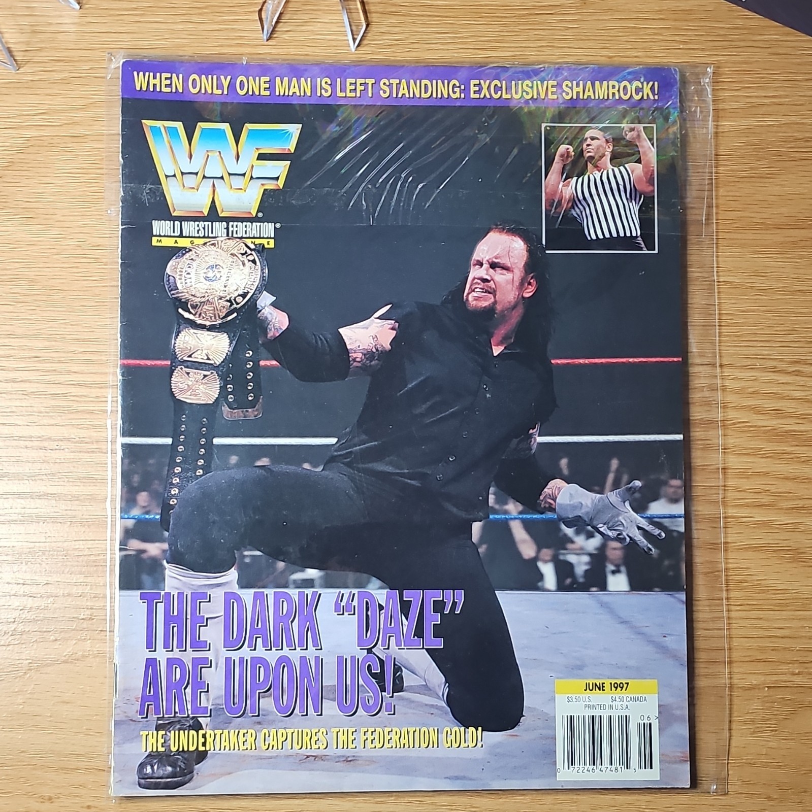 WWF World Wrestling Federation Magazine Jun 1997 Newsstand The Undertaker