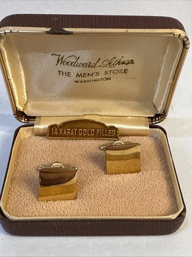 Engravable Cufflinks The Men's Store DC - 14k Gold Filled