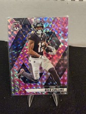 2025 Panini Mosaic - Nico Collins #245 Camo Pink Mosaic Prizm