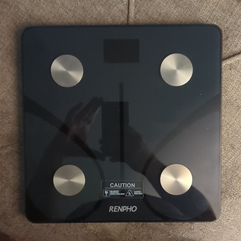 RENPHO ES-CS20M Body Analyzing Scale, Black Glass Digital Bathroom Scale