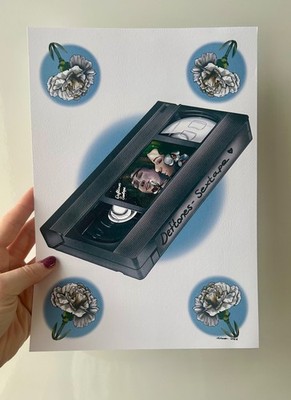 Sextape Deftones inspiriert A4 Kunstdruck. Tattoo inspiriert Gothic Metall Wandposter