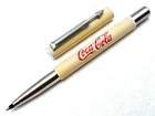 VINTAGE c1989 PARKER VECTOR COCA COLA PINSTRIPE SAMPLE PROMO ROLLERBALL PEN