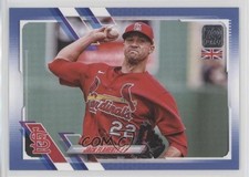 2021 Topps UK Edition Blue 55/75 Jack Flaherty #64 4z8