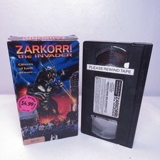Zarkor : The Invader VHS, 1996  SCI-FI FANTASY