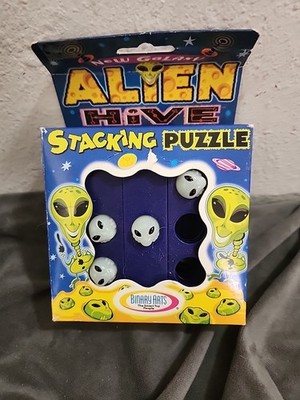 New Galaxy Alien Hive Game Stacking Puzzle Retro 1998 Binary Arts