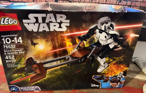 LEGO Star Wars 75532 Scout Trooper & Speeder Bike Factory Sealed RETIRED
