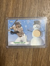 2021 Topps Holiday Relic Card Fernando Tatis Jr.  Silver Metallic /25