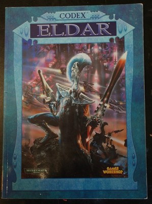 LOT#1   WARHAMMER 40,000 CODEX ELDAR Supplement by Games Workshop