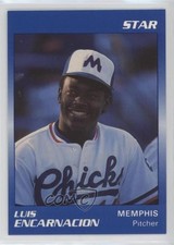 1989 Star Memphis Chicks Luis Encarnacion #10 te2