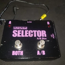 Whirlwind Selector A/B Box Switch 