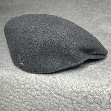 Kangol 100% Pure New Wool 504 Gray Cap XL