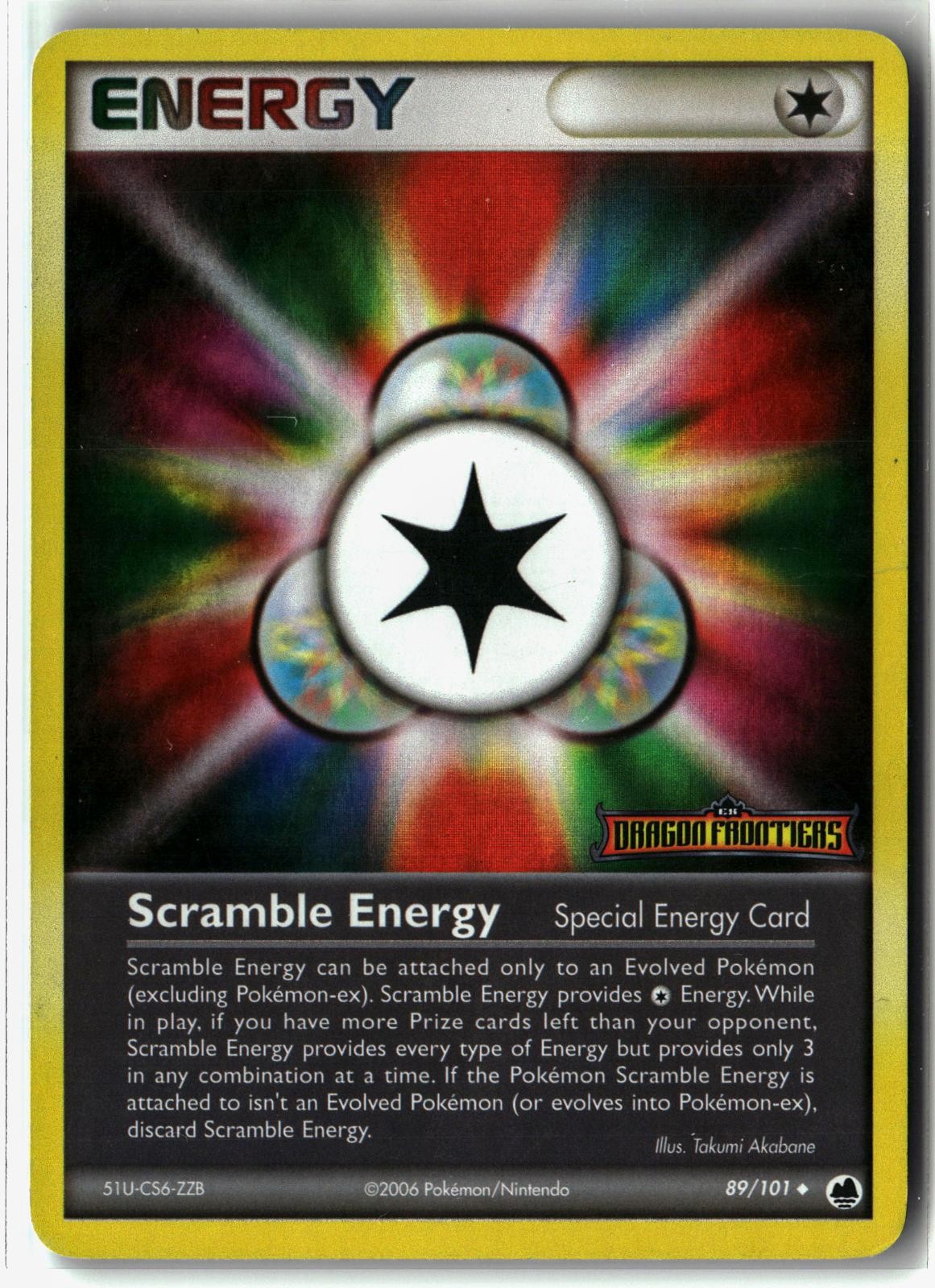 Scramble Energy ⭐️ 89/101 Holo Stamped Dragon Frontiers 2006 Pokemon MP