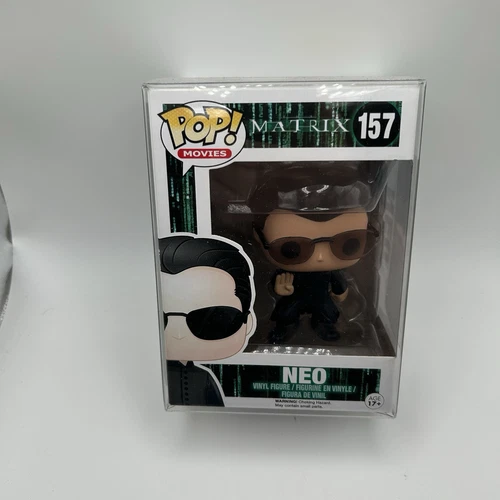 Funko POP! Movies The Matrix Neo #157 Vinyl Figure w/ Pop Protector