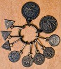 10 North American Hunting/ Fishing Club Medallions — photo 1