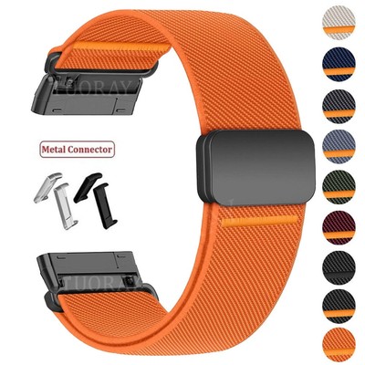 Armband Für Fitbit Versa 3 4 Sense 2 Sense 1 Magnet Nylon Uhrenarmband Ersatz