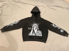 New York The City Statue Of Liberty Hoodie-Large