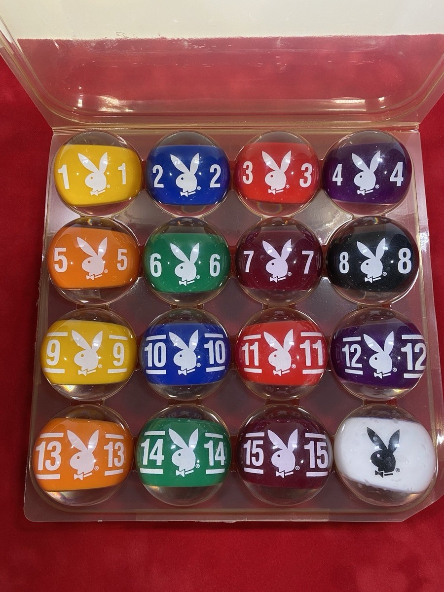 PLAYBOY プレイボーイ ビーチボール 65cm 未開封 Vintage EPCO Playboy Bunny Clear Acrylic Billiard/Pool Ball Set | eBay