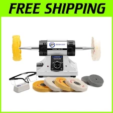Adjustable Variable Speed Jewelry Polisher & Portable Bench Grinder Machine