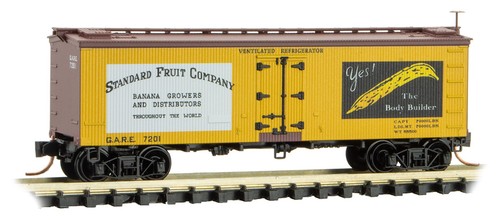Coche frigorífico Micro-Trains MTL escala N 36 ft April Fools 2019 Standard Fruit Co 7201 | Zustand: New
