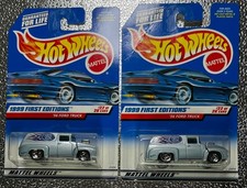 56 Ford Truck Hot Wheels First Editions Lot Of 2 - New Models