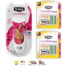 12 Schick Silk Effects Plus Women Razor Blades Shaver Refill Cartridges 5*2 USA 3.92 per gallon