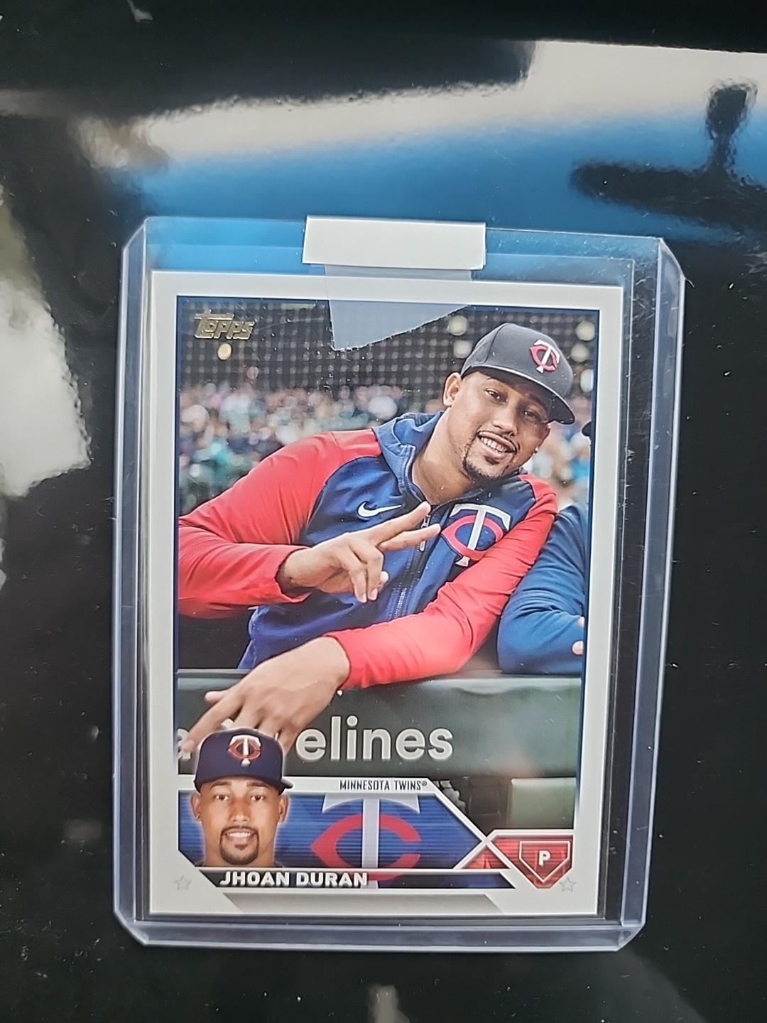 JHOAN DURAN Twins 2023 Topps Series 1 #218 Golden Mirror Variation SSP Rare