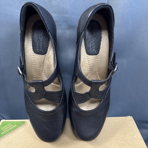 Earth Origins - Scarpe Regina - Donna Pelle Nera -Comfort - Mary Jane Taglia 8,5 - Foto 7 di 11