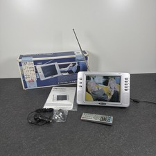 Roadstar LCD8082D 8? Portable LCD TV Freeview Boxed Complete Remote Car Adapters
