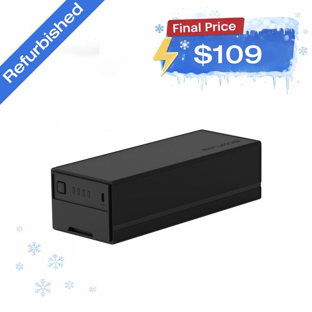 EcoFlow 298Wh Plug-in Battery for GLACIER Refrigerator, Used