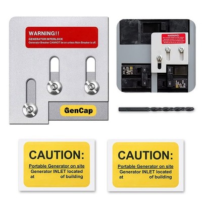 GenCap Generator Interlock Kit Compatible with Square D QO or One Size 