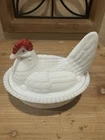 Vintage Westmoreland Milk Glass Hen on a Nest Covered Candy Dish 🌟