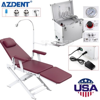 Dental Portable Delivery Unit with Air Compressor Suction System 4H /Exam Chair
