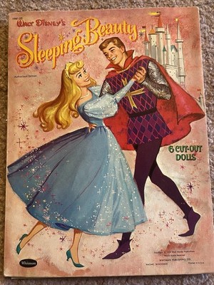Whitman Disney's ''Sleeping Beauty'' 1959 Vintage Paper Dolls