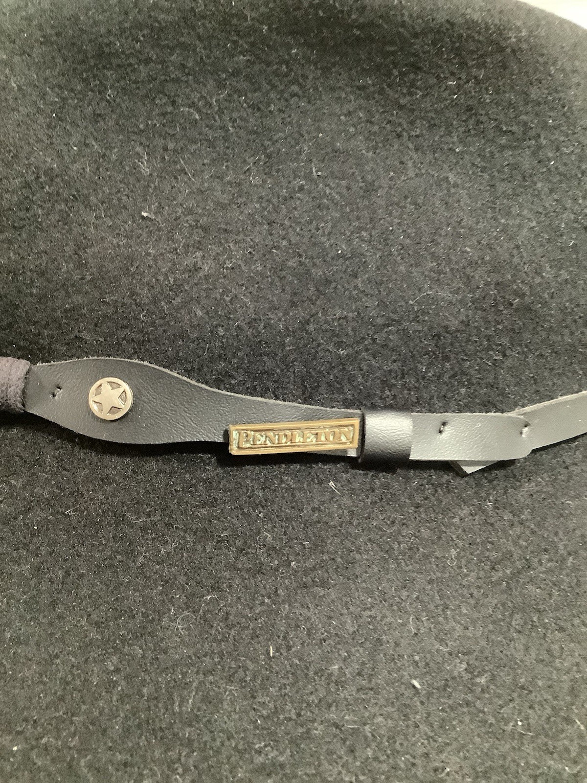 Pendleton SOLID BLACK GETAWAY Wool Felt Hat Men - image 3