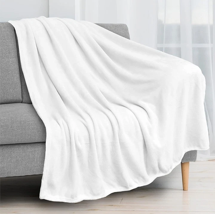 Funny Geometric Pattern Flannel Blanket Soft Modern Throw
