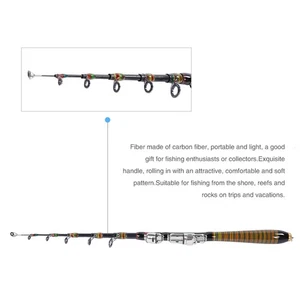 150cm Fishing Rod Telescopic Carbon Sea Rod Portable Spinning Hand Fishing Acc E