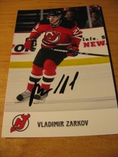Vladimir Zharkov -Russia  - New Jersey Devils -  SIGNED PHOTO - de