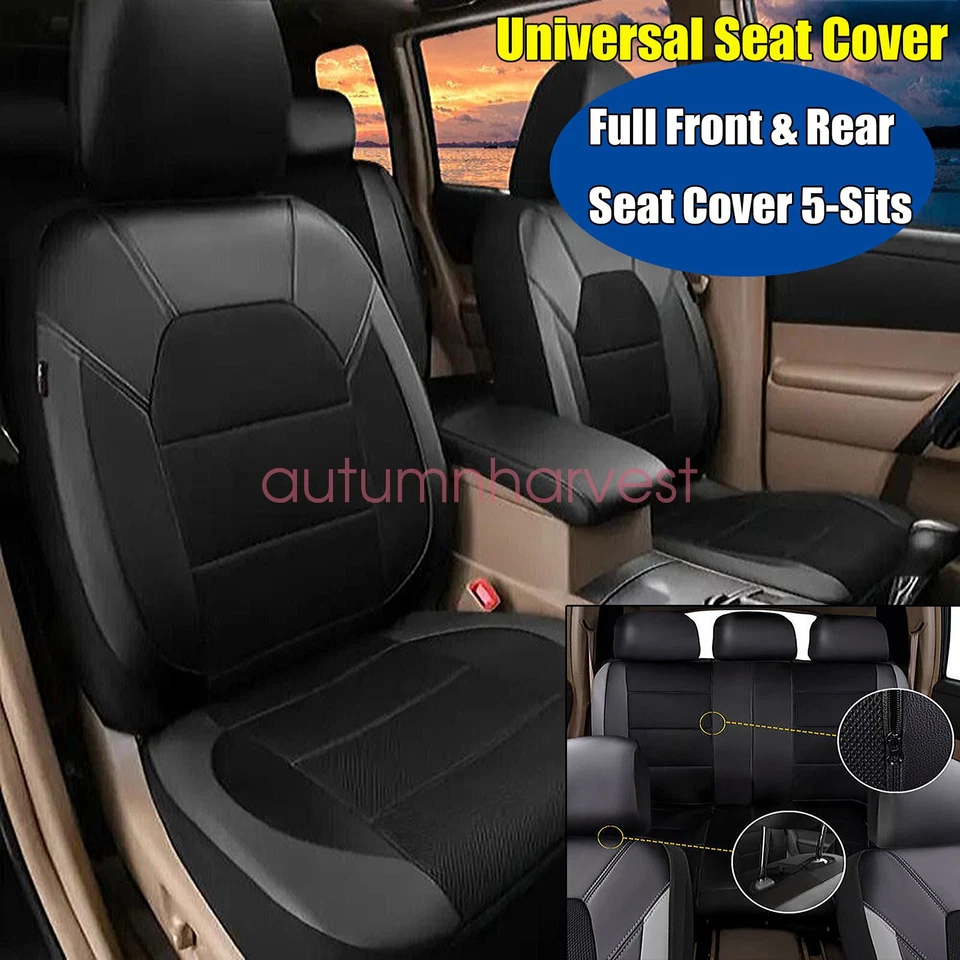 For Hyundai Tucson Accent Sonata Elantra Car 5-Sits Full Surround Set Seat Cover - Image 4 of 4