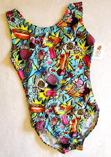 Foxy's Gymnastics Leotard Adult Extra Small AXS Competition Dance Costume NWT