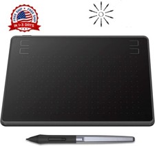Tableta 6.3x4inch Pluma De Dibujo Digital Para Graficos Grafica Digitalizadora
