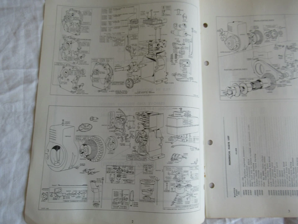 Briggs & Stratton 8B 8B FBC 8B-R6 engine parts list manual catalog - Image 3 of 4