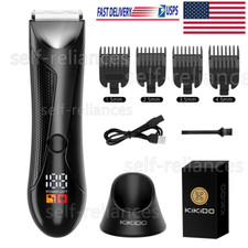 Manscape Groin Hair Trimmer for Men's Electric Ball Trimmer Wet/Dry Body Shaver