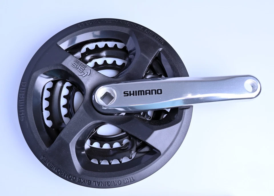SHIMANO FC-M131 6/7/8 Speed Crankset 28-38-48T 170MM MTB Chainwheel & Crank Set - Image 4 of 4