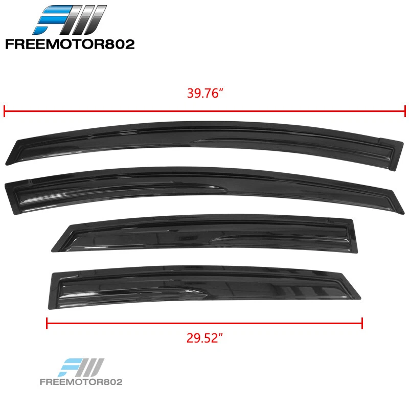 Se adapta a 10-15 Toyota Prius XW30 TAZA Estilo Viseras Ventana Lluvia Protector Solar Deflector Foto 3 de 4