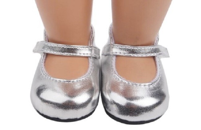 Footwear, Mary Jane Shoes Patent Leather, 9 Colors! Designed for 18-Inch Dolls
