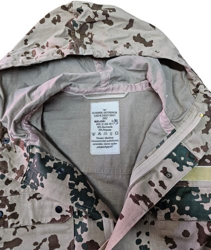 Genuine German Army Issue Tropentarn Flecktarn Combat Parka Jacket GR13 #6 - Picture 6 of 8